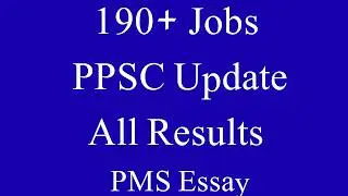 PPSC Update