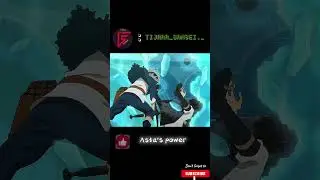 Asta's Anti-magic Power #blackbulls #asta #antimagic #viral