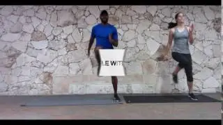 Side Shuffle with knee hold