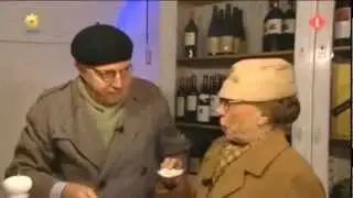 Meneer en Mevrouw de Bok - Wijn proeven.