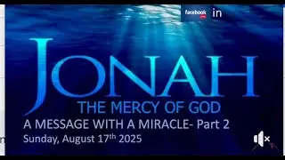 Jonah | | The Mercy of God | 