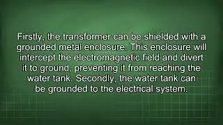 Transformer Clearance Safe Distance to Metal Water Tank