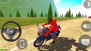🏍️ Pulsar Bike Smooth City Speed Ride | Indian Car Map | Driving Game 3D