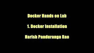 Docker Installation - Ubuntu
