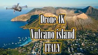 Aeolian Islands: Vulcano - Sicily - Italy drone 4K