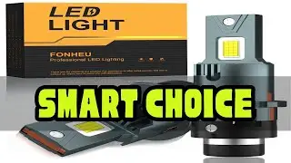 2x Brand New D2S D4S LED Headlights Canbus D2R D4R Turbo LED Auto Bulbs Two-sided 120W 6500k 30000l