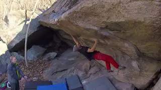 Kamikaze (V10) | Rumbling Bald Bouldering