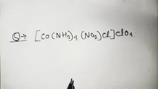 The oxidation number and IUPAC name is a complex compound..