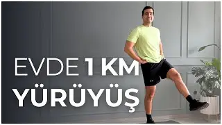 Evde 1 KM Y&uuml;r&uuml;y&uuml;şle YAĞ YAK | G&uuml;nl&uuml;k Evde Y&uuml;r&uuml;y&uuml;ş Egzersizleri