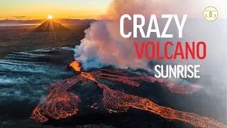 AMAZING FOOTAGE OF THE VOLCANIC ERUPTION - Photographing the 2023 eruption in Iceland