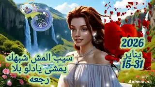 توقعات برج الدلو 🪣 من يوم 15-31 يناير لعام2026م سيب المش شبهك يمشى ال جى افضل ان شاء الله 🤗