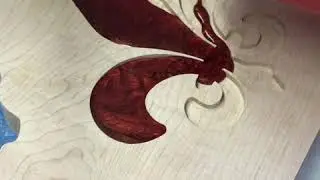 Fleur de Lis Epoxy Pour
