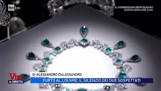 Furto al Louvre, i sospettati restano in silenzio - Vita in diretta 28/10/2025