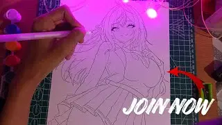 ✨ Drawing Anime girl  Alya ✨ #drawing #animeeart #animedrawing