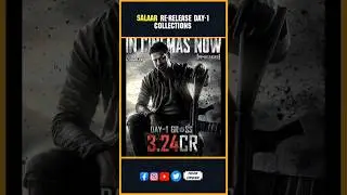 Salaar Re-Release Day-1 Collections? #salaar #prabhas #shrutihaasan #prithviraj #prashanthneel#short