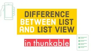 AppyBuilder - List View vs Variable List