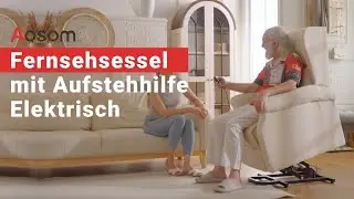 Fernsehsessel mit Aufstehhilfe Elektrisch, Relaxsessel mit Liegefunktion #wohnzimmerm&ouml;bel#sessel