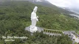 Hong Kong Tai Po Tsz Shan Monastery Guan Yin by DJI Phantom Vision POI Point of Interest