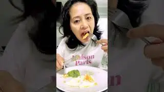 Eggs + avocado #mukbang #food #minimukbang #cooking #omad #eating 