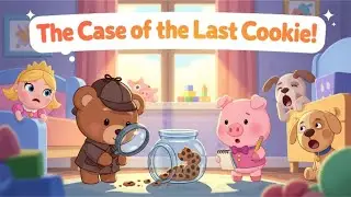 The Case of the Last Cookie 🍪🕵️ | Detective Teddy Bear & Assistant Piggy Solve the Mystery!