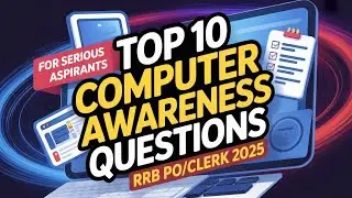 Computer Awareness For Bank Exams | IBPS RRB PO 2025 | IBPS RRB CLERK 2025 #computerawareness