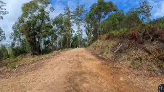 Two Wheeler Sparky in the 360 VR Adventure Bike in the forest