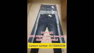 Wholesale100%Fresh, 100% Q/C, Original Denim jeans American Eagle #wholesale #americaneaglepant
