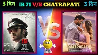 IB 71 v/s chatrapati 3 day Box office collection || IB 71 and chatrapati review || Vidyut Jamwal