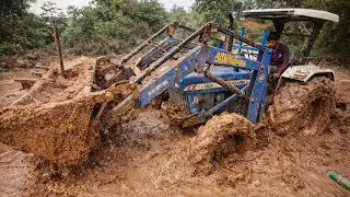  Tractor Vs MUD ||  Sonalika DI 55  4x4 |  New Holland 3630 4x4 |  power Test &Performance 