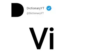 Vi Meaning in English