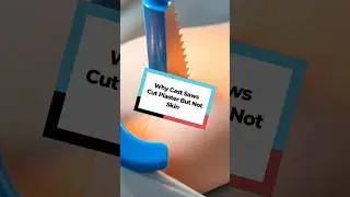 Why Cast Saws Cut Plaster But Not Skin?