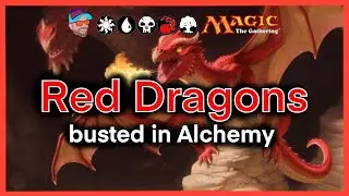 RED DRAGONS ARE BUSTED - Alchemy MTG Arena Gameplay