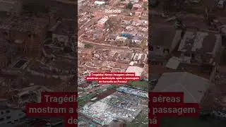 NOVAS IMAGENS DE RIO BONITO DO IGUA&Ccedil;U, NO PARAN&Aacute;, MOSTRAM DIMENS&Atilde;O DA DESTRUI&Ccedil;&Atilde;O DE TORNADO