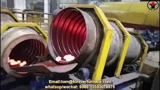 Process of Manufacturing hot rolled steel ball furnace #steelball #hotrolled #furnace #heater