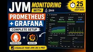 Build a Spring Boot JVM Monitoring Dashboard with Prometheus & Grafana | Microservices