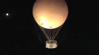 big orange balloon
