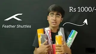 I bought all affordable feather Shuttlecock by Hundred and reviewed them!