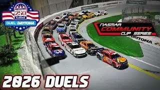 America 250 Florida Duels @ Daytona | NASMAR Community Cup Series | NASCAR Stop Motion