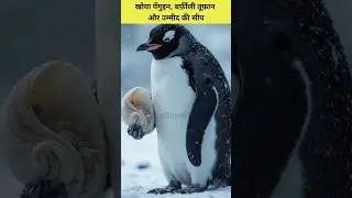 खोया पेंगुइन,बर्फ़ीली तूफ़ान और उम्मीद की सीप सीटी | Lost Penguin seashell whistle story #shortvideo