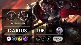 Darius Top vs Fiora - KR Grandmaster Patch 9.7