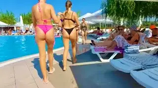 WET MOTION #35  |  WALK THE WATER PARK | BEAUTIFUL GIRLS / REST BY THE POOL