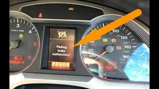Застрял стояночный тормоз на Audi A4? Как сбросить электронный стояночный тормоз за считанные мин...