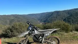 Mammoth bar, OHV Hoosier Trail, fun climb up the mountain on ￼my Stark Varg & Surron x 
