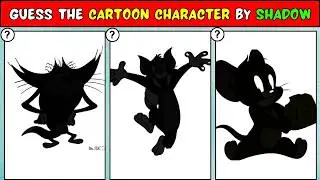 Guess The Cartoon Character By The Outline | Guess The Cartoon Character | TKAQS
