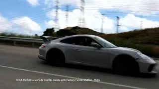 991 2 GT3 Exhaust Comparison Sharkwerks vs SOUL