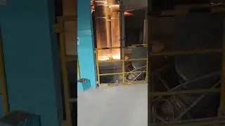 Shiheng Double-station Refining Furnace Hot Testing Run #steelmaking #steelindustry #meltshop