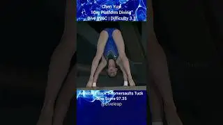 Zero Splash Perfect Form Platform Diving Mastery | Chen Yuxi