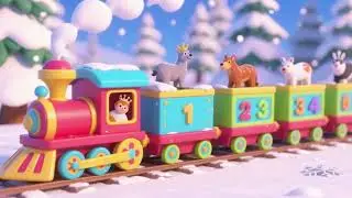 “Count the Animals 2 🚂❄️ | More Elsa Counting Train Fun for Kids!”