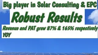 Gensol Engineering| Robust results|Renewable Energy| SOLAR EPC| EV leasing| Turnkey Projects|