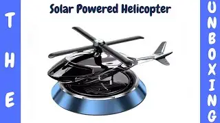 Solar Powered Helicopter 4 Car Dashboard | car dashboard accessories | solar toy perfume for chopper